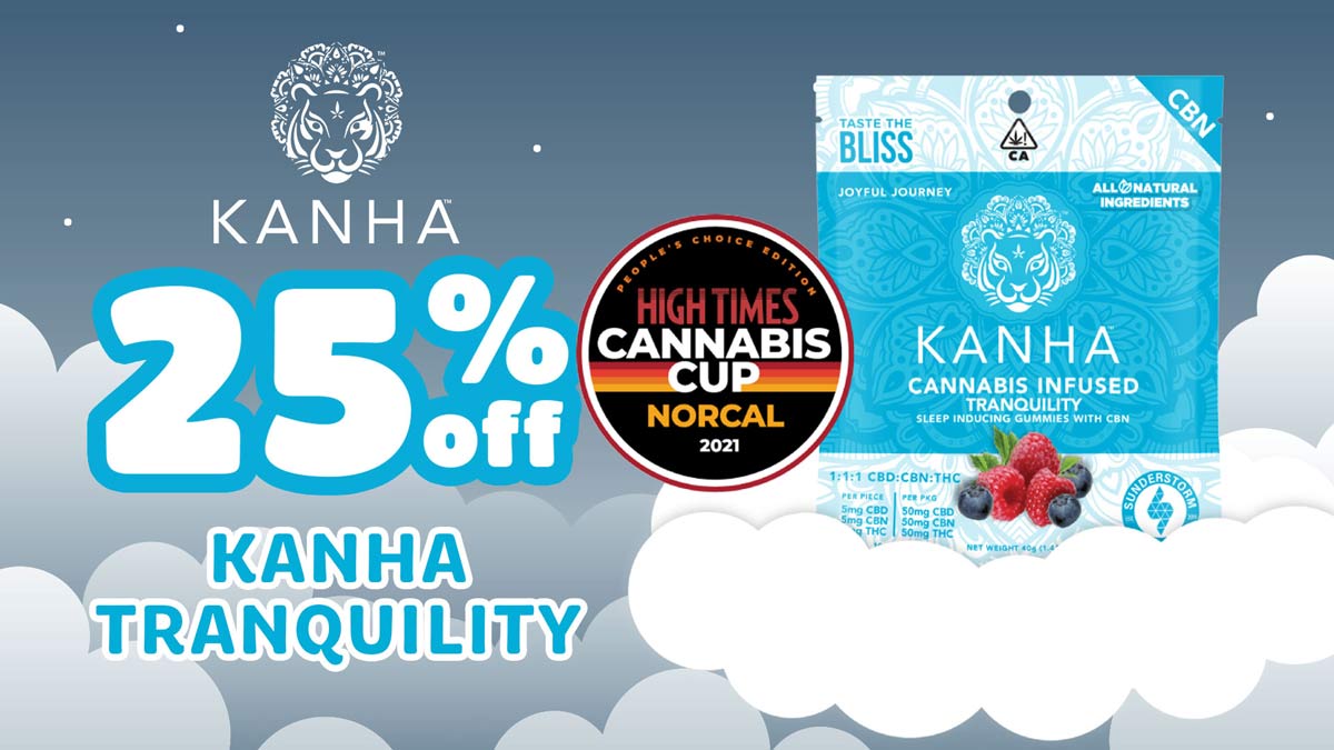 Kanha Tranquility infused gummies promo