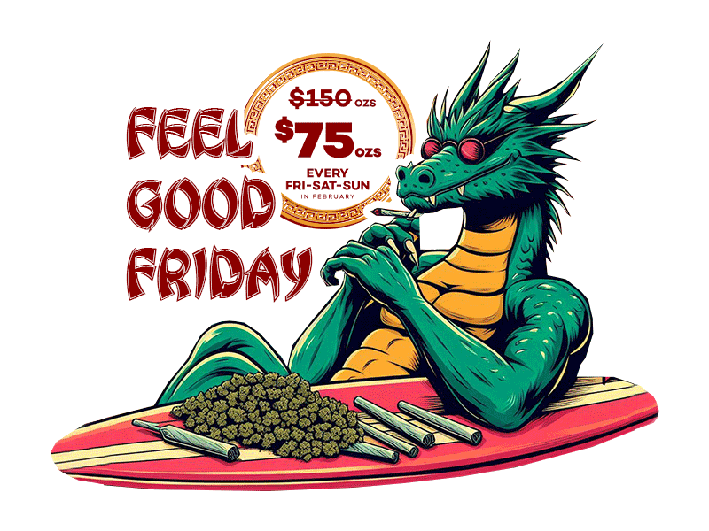 Urbn Leaf San Diego Dragon Best Friday Cannabis Deals Year of the Dragon