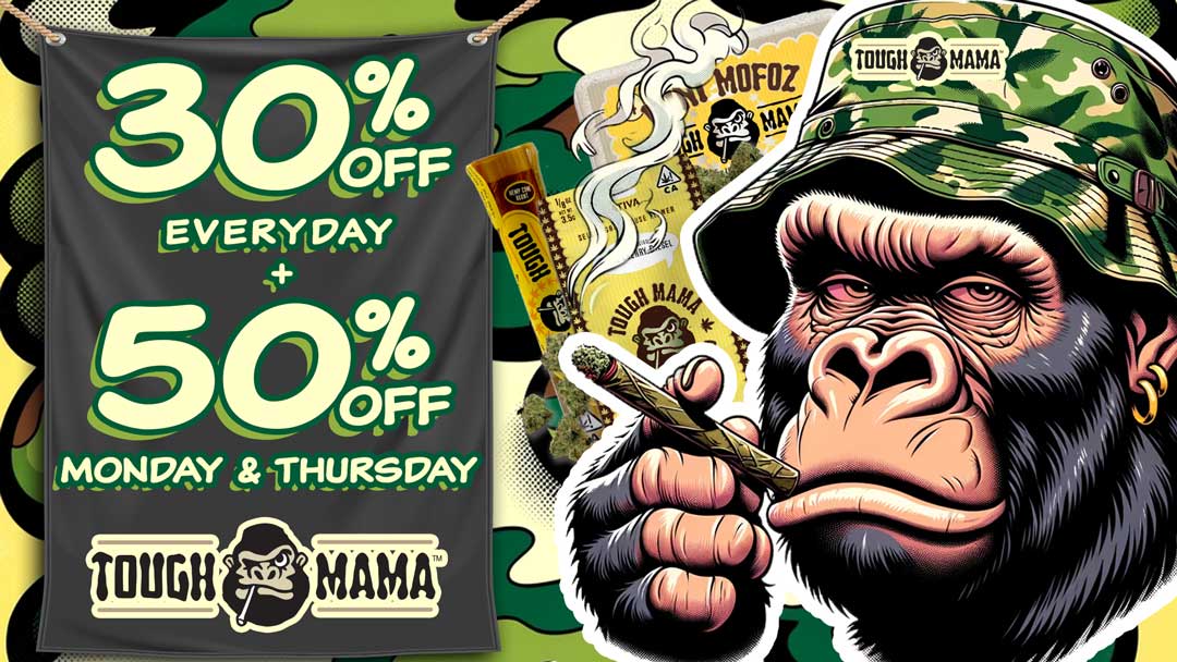 Tough Mama Exclusive March Cannabis Deal at urbn Leaf