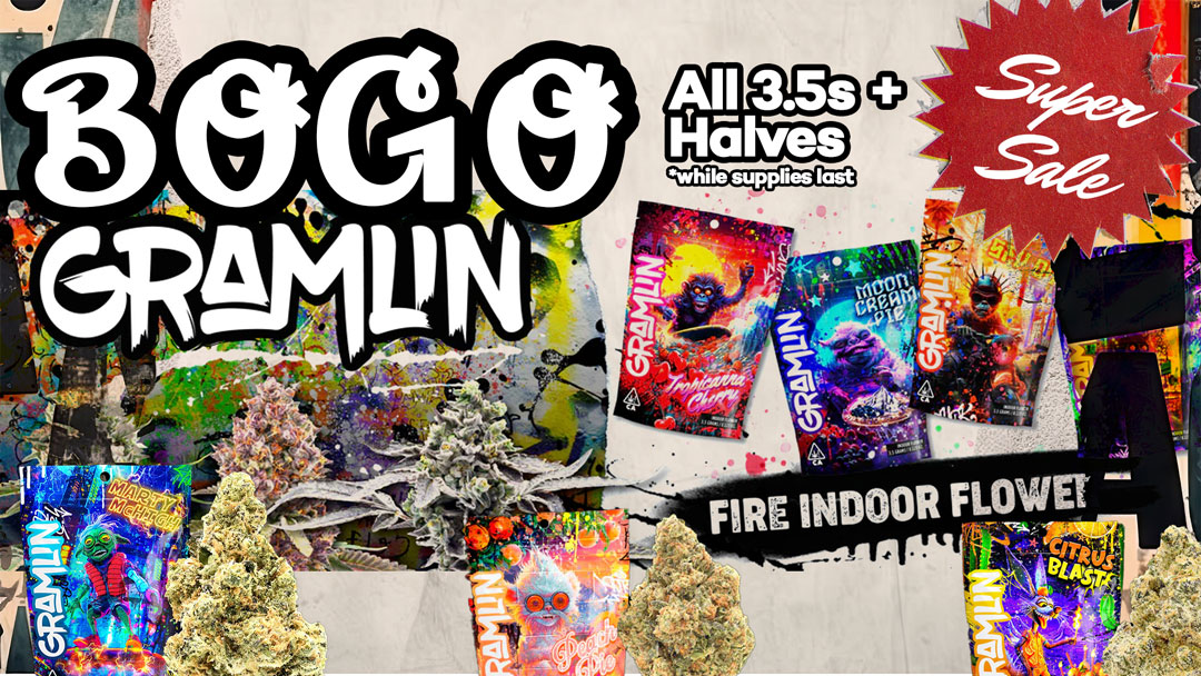 Gramlin Fire Indoor California Cannabis Weed BOGO Deal