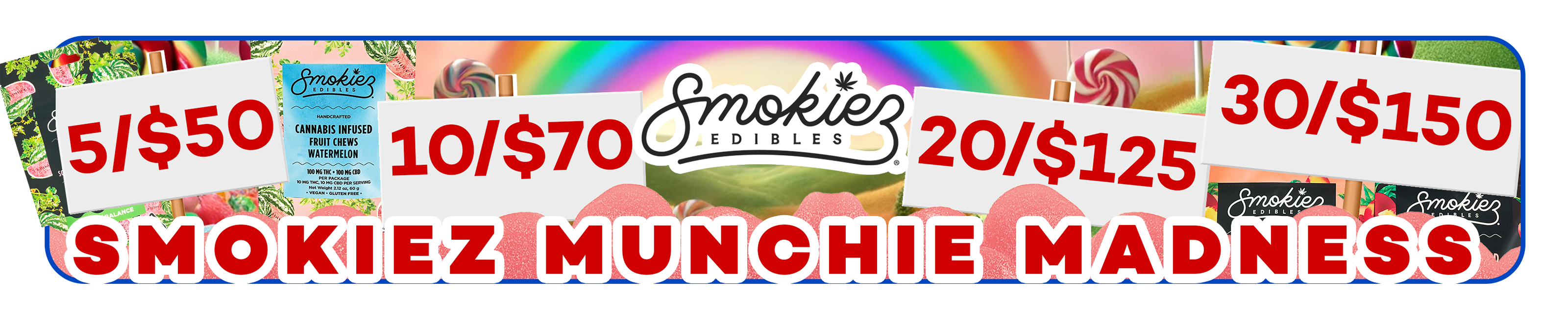 Best Green Wednesday Weed and Cannabis Deals Smokiez infused Gummies