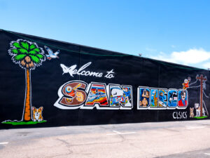 DSC07513 - URBN Leaf Bay Park Mural "Welcome to San Diego"
