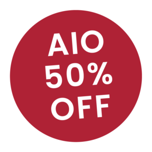 All In One 50% Off Deals Sticker
