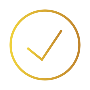 Golden Checkmark Icon