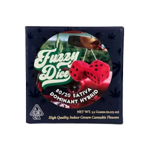Team Elite 3.5 gram jar of Genetic Fuzzy Dice Hybrid