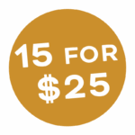 15 for  Discount Sticker