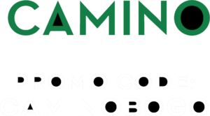 CAMINO. Promo Code: CAMINOBOGO